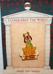 7041 - I Conquered The World Pin Pursuit - Pluto - Walt Disney World alternate image