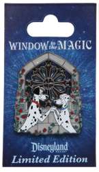 Window to the Magic Series - Pongo and Perdita in Front of Church Window - DLR