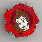 8549 - 2011 Hidden Mickey - Princess Flowers - Belle Red Rose - Walt Disney World alternate image