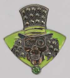 8113 - Haunted Mansion O'Pin House - Hat Box Ghost highlighted with marcasite stones - Disneyland Resort alternate image