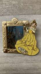 2837 - Beauty and the Beast - Belle Lenticular Magic Mirror Pin alternate image