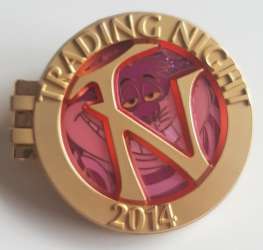 3959 - Pin Trading Night 2014 - Pin Trading Night Hinged Pin Series - Cheshire Cat - Disneyland Resort alternate image