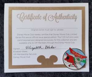 632 - Planes - DMC Disney Movie Club Exclusive VIP Pin #50 – Planes - Disney Movie Rewards alternate image