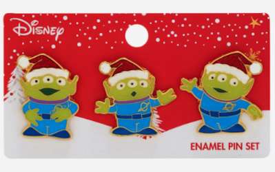 Click to view the Little Green Men in Santa Hats details
