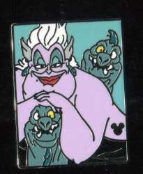 24900 - 2009 Hidden Mickey - Villains with Pets - Ursula - Disneyland Resort alternate image