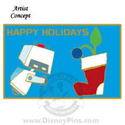 28864 - Christmas 2008 - Happy Holidays - M-O with Plant Boot - Disney Studio Store Hollywood / Soda Fountain alternate image