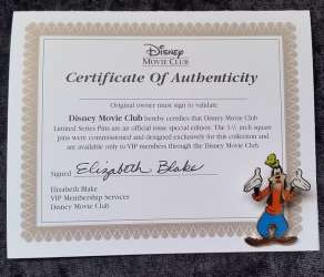 1040 - VIP Disney Movie Club - DMC Disney Movie Club Exclusive VIP Pin #28 - Goofy - Disney Movie Rewards alternate image