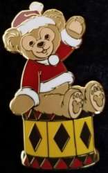 Santa Duffy Sitting on A Drum (Tambour)