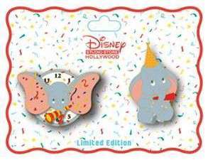 19830 - New Year's Eve/Day - Dumbo New Year 2-Pin Set (SURPRISE) - Disney Studio Store Hollywood / Soda Fountain alternate image
