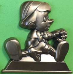 18740 - Annual Passholder Ticket to Tour Disneyland - Gold Statue Pinocchio - Walt Disney World alternate image