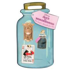 'Alice in Wonderland Pin 3 Pin Set - Queen of Hearts (Everything) - MLT'