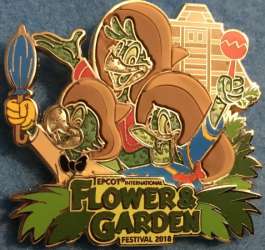 14737 - EPCOT International Flower & Garden Festival 2018 - The Three Caballeros Topiary - Walt Disney World alternate image