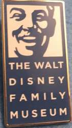 21590 - The Walt Disney Family Museum - Museum Logo w/Walt Disney Icon - Disney Licensed alternate image