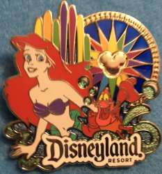 Walt Disney Travel Company - World of Color - Ariel and Sebastian - DLR