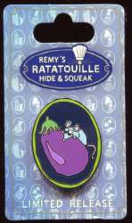 Remy’s Ratatouille Hide &amp; Squeak 2015 - Remy with Eggplant - WDW