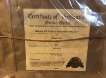Mickey&#039;s Not So Scary Halloween Party (MNSSHP) 2017 - Villains Cauldron Framed Set - WDW