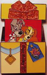 21207 - Resort Holiday Collection 2017: Present Sliders - Pop Century Resort - Lady & the Tramp Holiday Gift Box - Walt Disney World alternate image