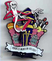 22730 - Haunted Mansion Holiday: 13 Treats in 5 Frightful Weeks Series - Santa Jack on Entrance Gates - Disneyland Resort alternate image