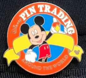 24847 - WDW Hidden Mickey Series 2008: Pin Trading Around the World - Orange Logo - Walt Disney World alternate image