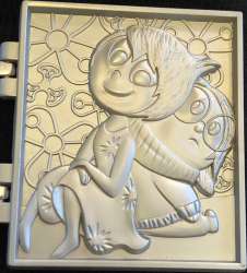 Hinged Stained Glass Pixar Party Countdown Series - Inside Out - WDW