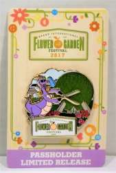 14575 - EPCOT International Flower & Garden Festival 2017 - Passholder Figment - Walt Disney World alternate image