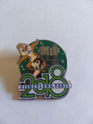 2018 Dated Year Pins - Chip and Dale - DLP