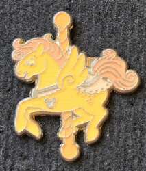 30045 - Hidden Mickey - Fantasia Carousel - Orange Winged Horse - Shanghai Disney Resort alternate image