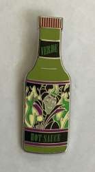 'Disney Hot Sauce Bottles Pin Set - Verde - Maleficent - MLT'