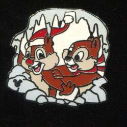 19131 - 2007 Hidden Mickey - Chip and Dale Seasons - Winter - Walt Disney World alternate image