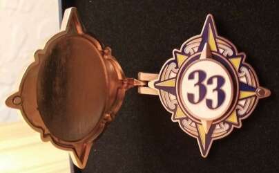 Club 33 - Club 33 Hinged Compass | PIN 30325