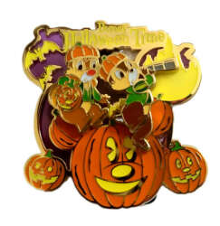 Chip & Dale w/Mickey Pumpkin Head