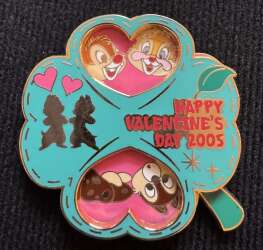 'Valentine&#039;s Day - Valentines Day 2005 - Chip, Dale &amp; Clarice - Spinner - DLIC'