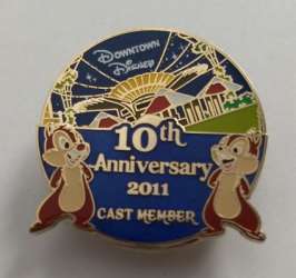 'Cast Exclusive - 10th Anniversary Downtown Disney &amp; Grand Californian (Spinner) - DLR'