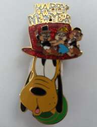 Happy New Year - Chip, Dale, Clarice, and Pluto