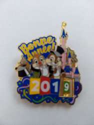 19315 - New Year's Eve/Day - Bonne Année 2019 - Chip & Dale - Disneyland Resort Paris alternate image
