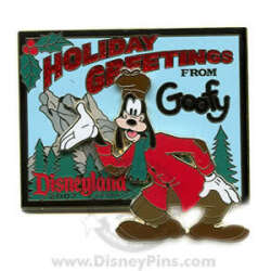 'Holiday Greetings Postcard 2007 - Goofy - DLR'