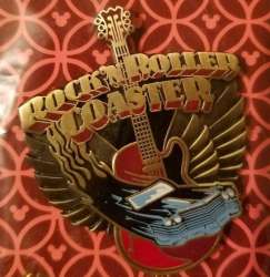 11681 - Rock 'n' Roller Coaster - Rock'N Roller Coaster Flaming Car and Guitar Pin - Walt Disney World alternate image
