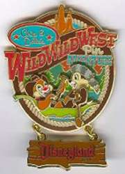 15510 - Chip & Dale’s Wild Wild West Pin Adventure - Logo Pin - Disneyland Resort alternate image