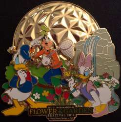 1363 - EPCOT International Flower & Garden Festival 2014 - Donald, Daisy & Goofy Gardening Jumbo - Walt Disney World alternate image