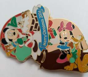 'Christmas 2004 - Santa Mickeys Delivery - Mickey, Minnie &amp; Pluto - DLIC'