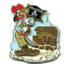 9137 - Pirates of the Caribbean - Legend of the Golden Pins - Goofy with Treasure - Disneyland Resort alternate image