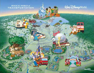 'Magical World of Transportation Collection - Disney Cruise Line Bus (Chip 'n' Dale) - WDW'