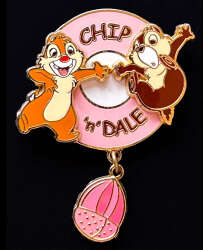 Click to view the Chip & Dale - Pink - Acorn Dangle details