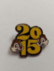 57055 - 2015 Dated Year Pins - 2015 Disney Parks Booster Pack - Chip and Dale ONLY alternate image