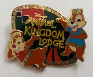 Chip and Dale in African Dress