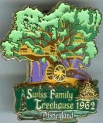 'Magical Milestones: A Pin Celebration - 1962 - Swiss Family Treehouse Opens - DLR'