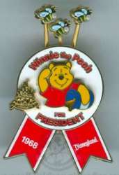 9067 - Magical Milestones: A Pin Celebration - 1968 - Winnie the Pooh For President - Disneyland Resort alternate image