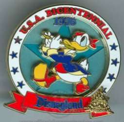 9075 - Magical Milestones: A Pin Celebration - 1976 - Celebrating the U.S.A. Bicentennial - Donald Duck - Disneyland Resort alternate image