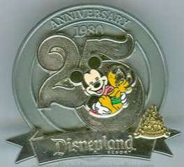 9079 - Magical Milestones: A Pin Celebration - 1980 - 25th Anniversary of Disneyland - Disneyland Resort alternate image