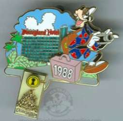 9087 - Magical Milestones: A Pin Celebration - 1988 - The Walt Disney Company purchases Disneyland Hotel - Disneyland Resort alternate image